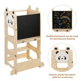 Lernturm 3 in 1 mit Tafel, umbaubar zu Kindertisch und Stuhl