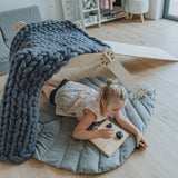 Klettergerüst klappbar mit Rampe, Birke, bis 90 kg (Montessori House Bed)