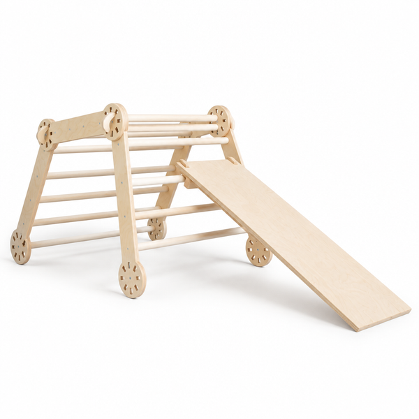 Klettergerüst klappbar mit Rampe, Birke, bis 90 kg – Studioaufnahme