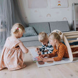Kletterbogen mit Rampe aus Birke, auch als Wippe (Montessori House Bed)